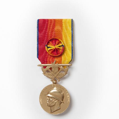 Médaille Pompiers Services Exceptionnels OR