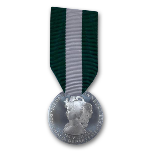 Médaille d'honneur Communale Régionale et Départementale Argent