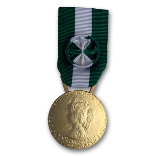 Médaille d'honneur Communale Régionale et Départementale Or