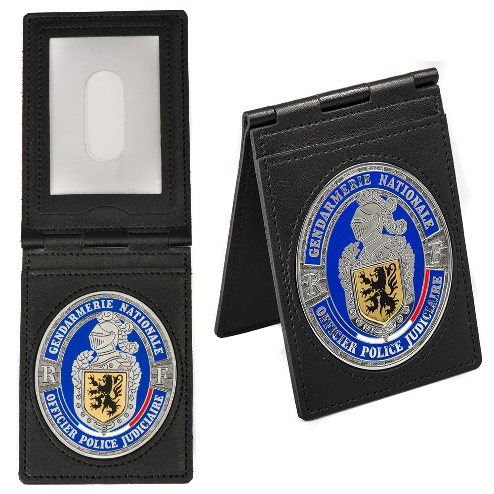 PORTE CARTES PLAQUE OVALE OPJ