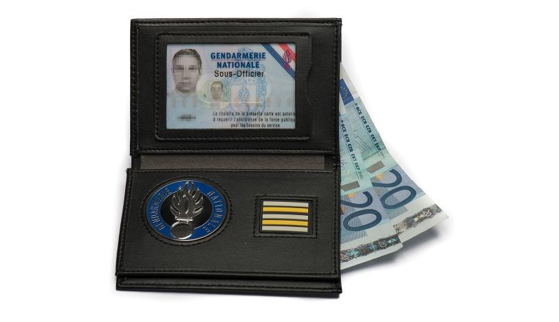 Porte-cartes gendarmerie