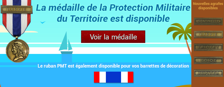 La médaille de la Protection Militaire du Territoire est désormais disponible !